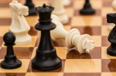 Séance de jeu d'échecs