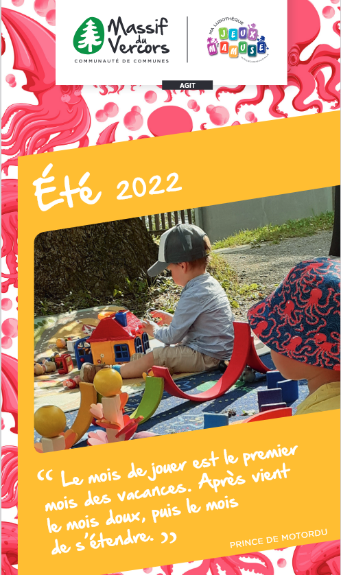 Les Quartiers d’été de la Ludothèque et des médiathèques 