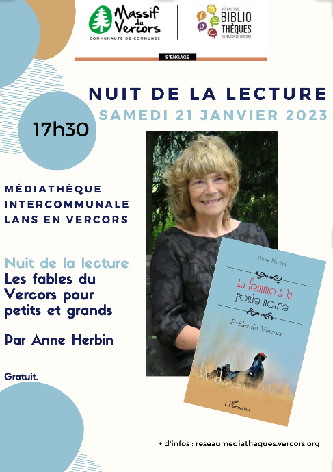 Nuit de la lecture : Les fables du Vercors pour petits et grands 
