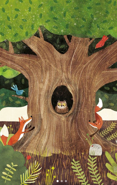 ça en fait des histoires...dans la forêt !