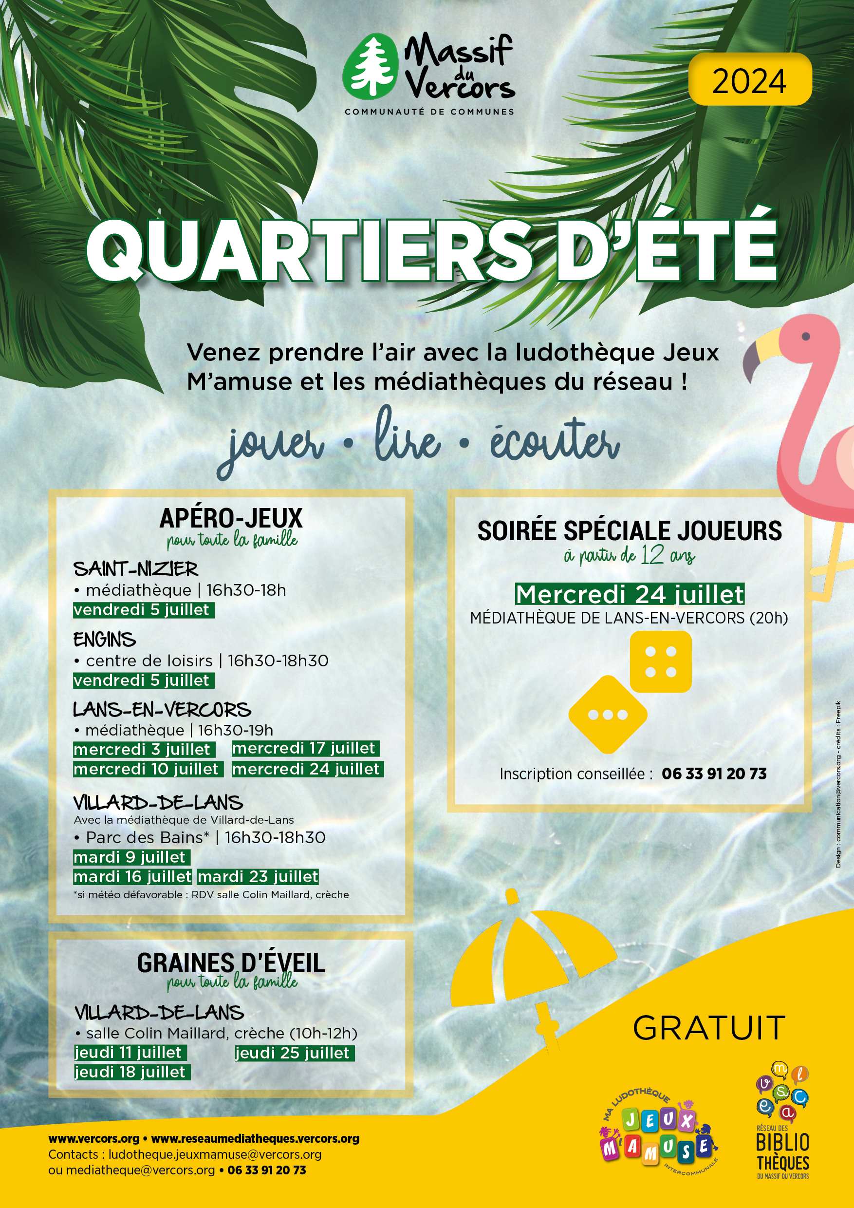 Quartiers d'été : Soirée joueurs 