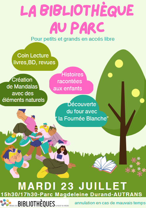 La bibliothèque au parc d'Autrans