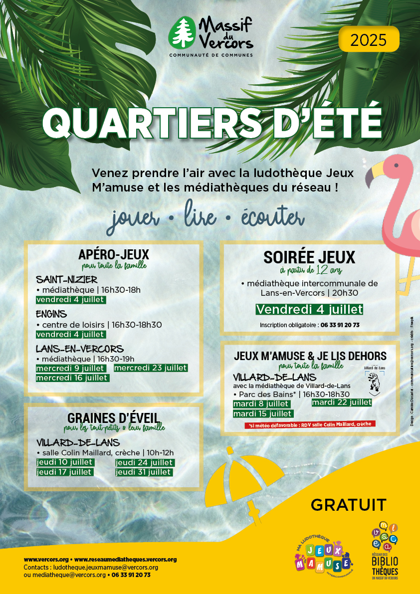 Quartiers d'été | Apéro-jeux