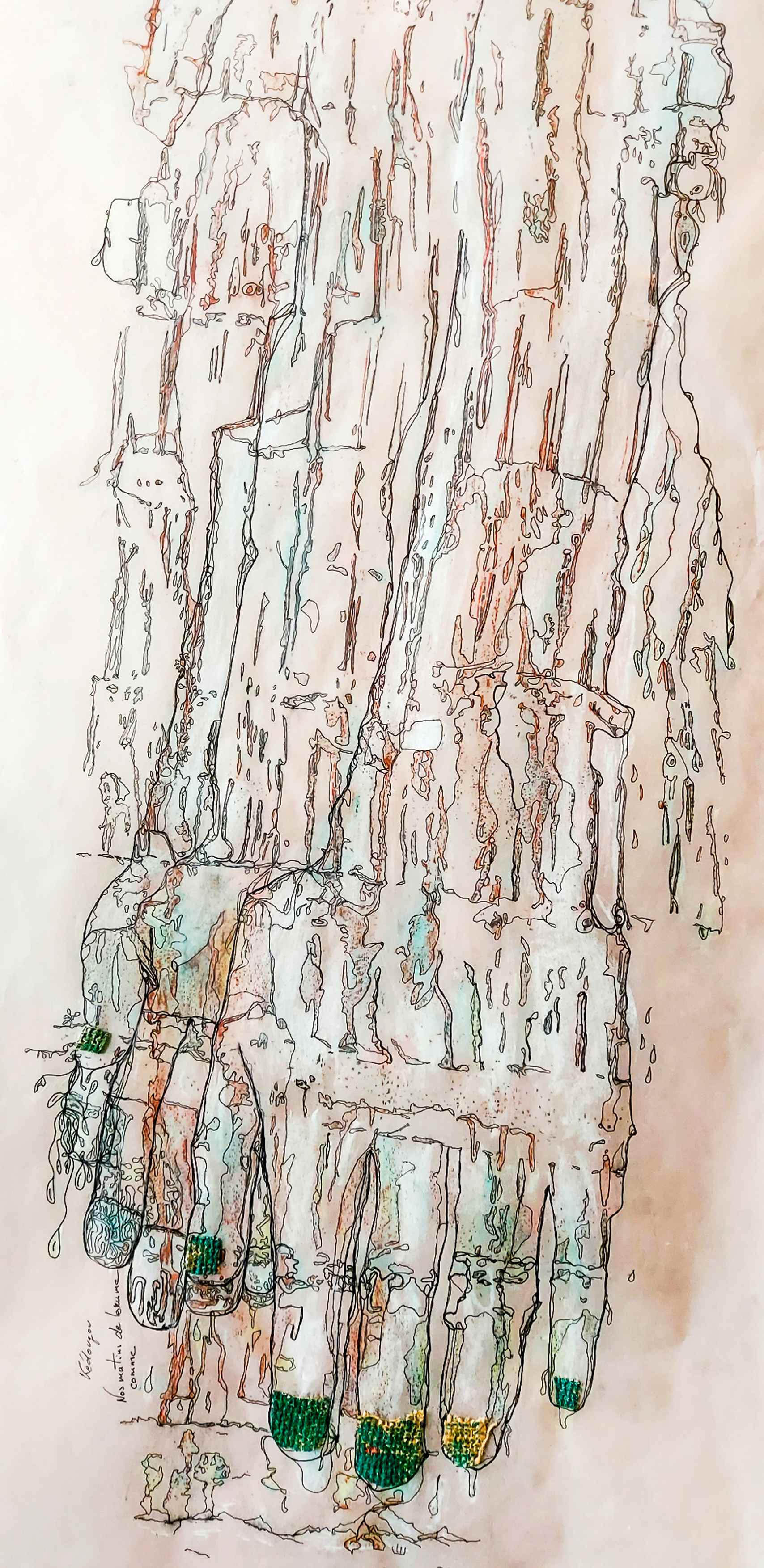 Un regard singulier | Atelier Frottages et détourage à l’encre avec Johanna Kravièk