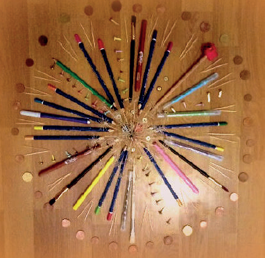 Jeu des mandalas avec la ludothèque "Jeux m'amuse"