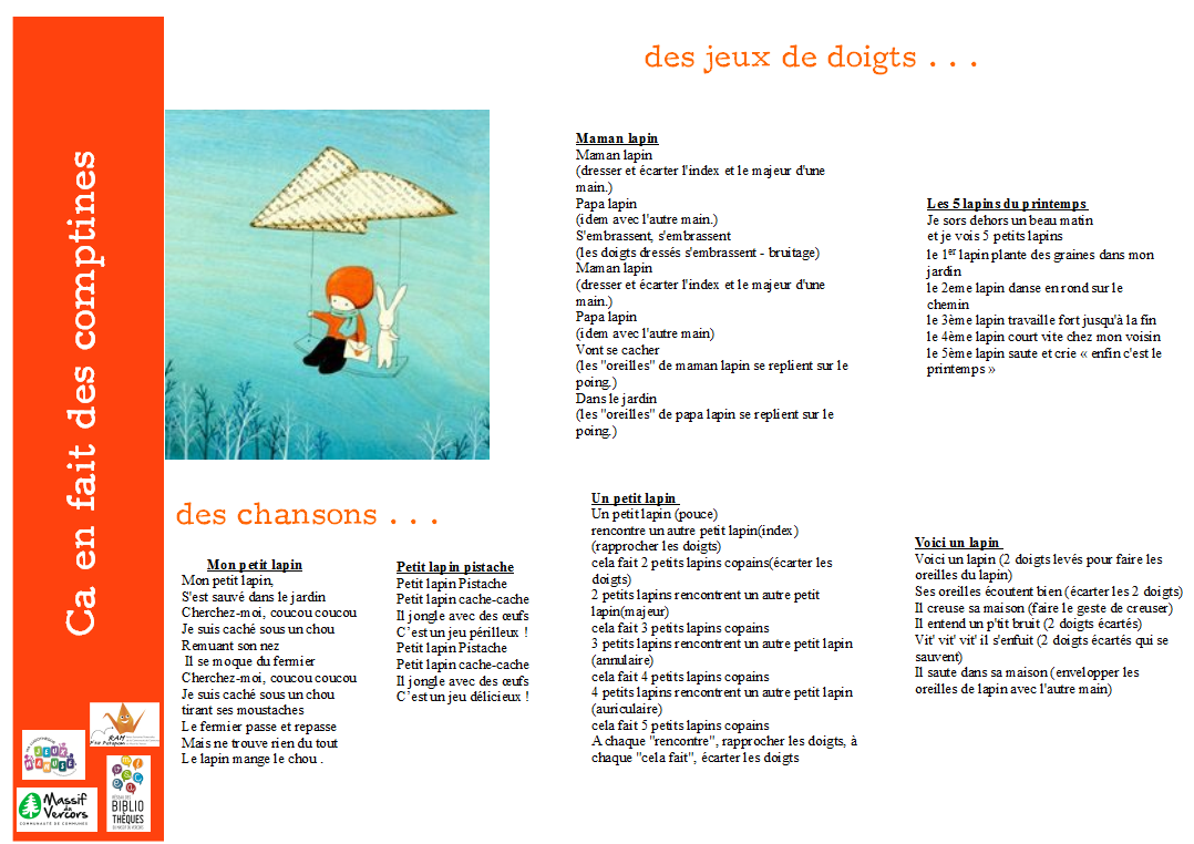 ça en fait des histoires ... de lapins !
